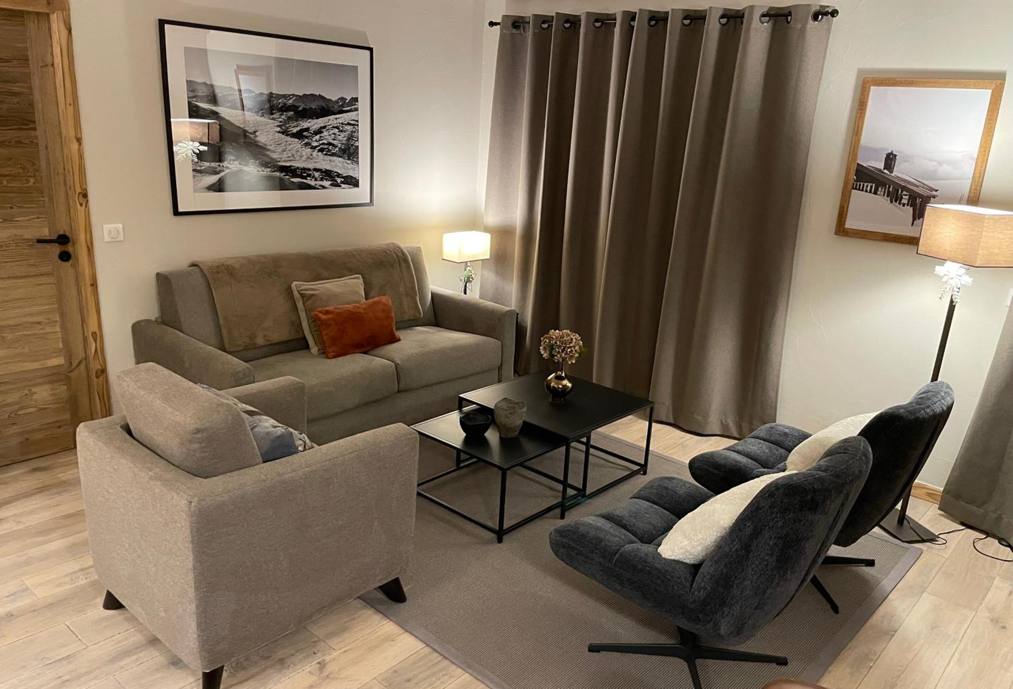 Spacious Ski-In Ski-Out Apartment 4-6 Pax, 161 Sources De Marie Arc 1950 Les Arcs  외부 사진